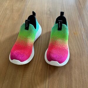 Skechers Multi-Color Slip-On Sneakers Lightweight Knit- like new condition